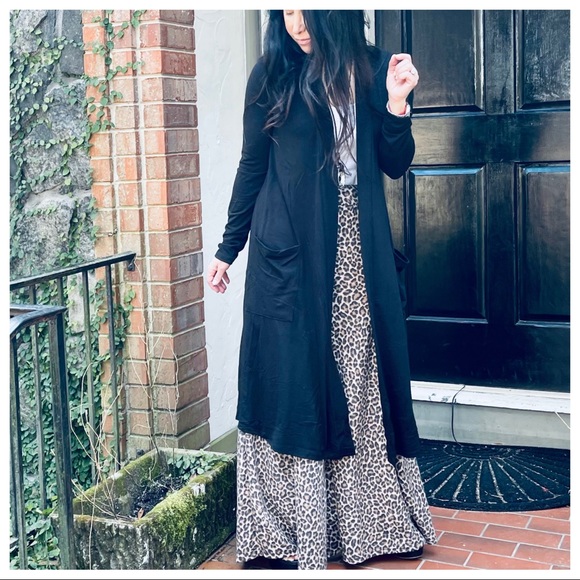 Fabulous open longline slouchy pockets cardigan - Picture 8 of 12